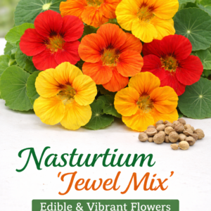 Nasturtium ‘Jewel Mix’ Edible Flower (10+ seeds)